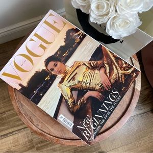Vogue September 2021 Issue, thick fashion week addition. Gemma Chan Cover.